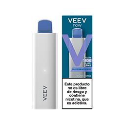 Vaporizador Veev Now 1800 Puffs Blue Raspberry image number 0
