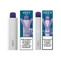 Vaporizador Veev Now 1800 Puffs + Vap Vaporizador Veev Now 500 Puffs Blueberry image number 0