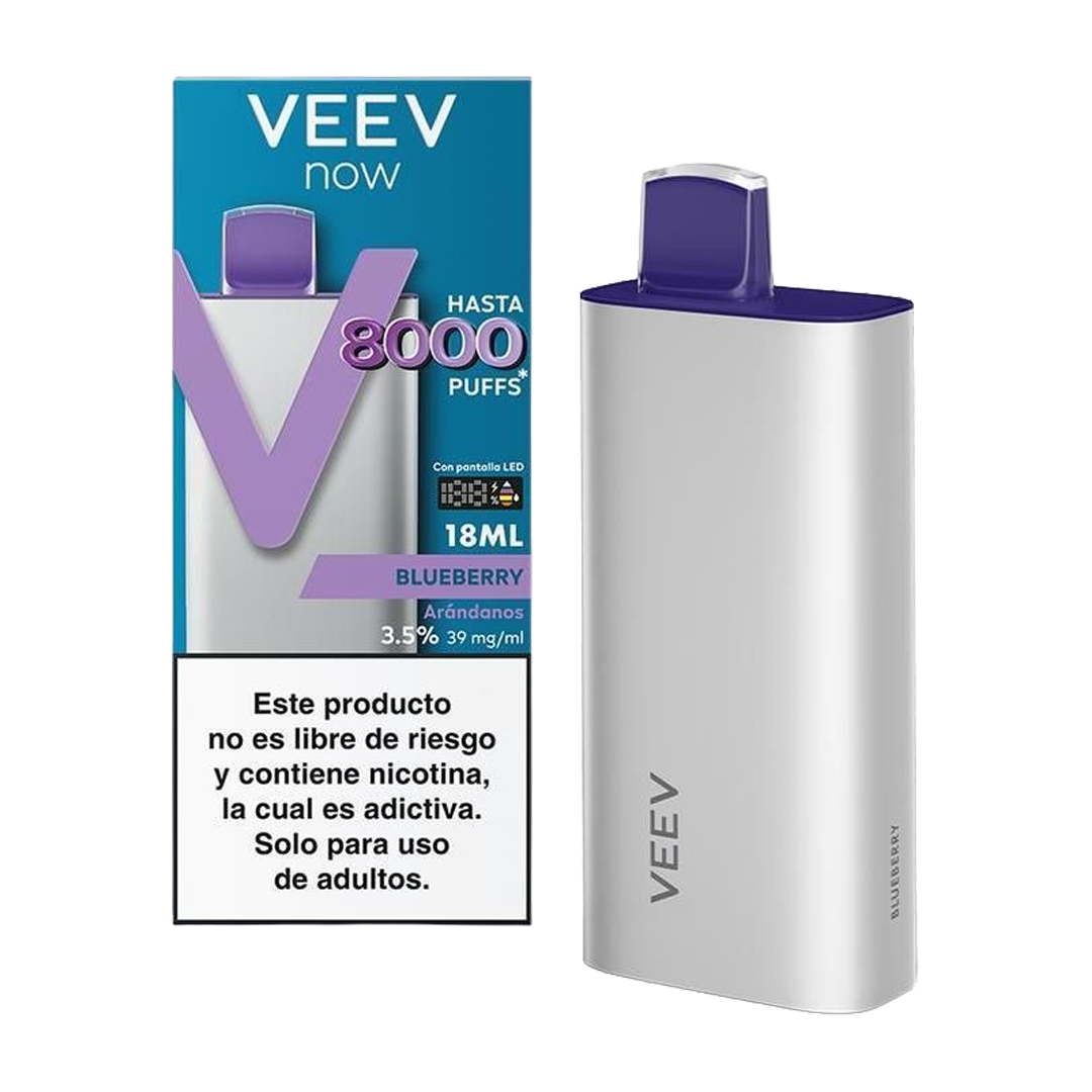 Veev Now 8000 Puffs Blueberry 18 ml.