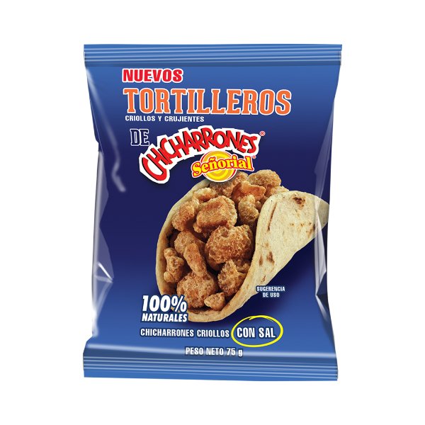 Chicharr&oacute;n Tortilleros con Sal