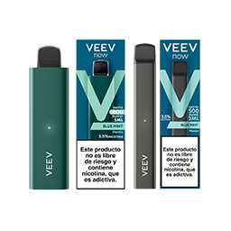 Vaporizador Veev Now 1800 Puffs + Vap Vaporizador Veev Now 500 Puffs Blue Mint