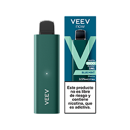 Vaporizador Veev Now 1800 Puffs Blue Mint image number 0