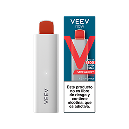 Vaporizador Veev Now 1800 Puffs Strawberry