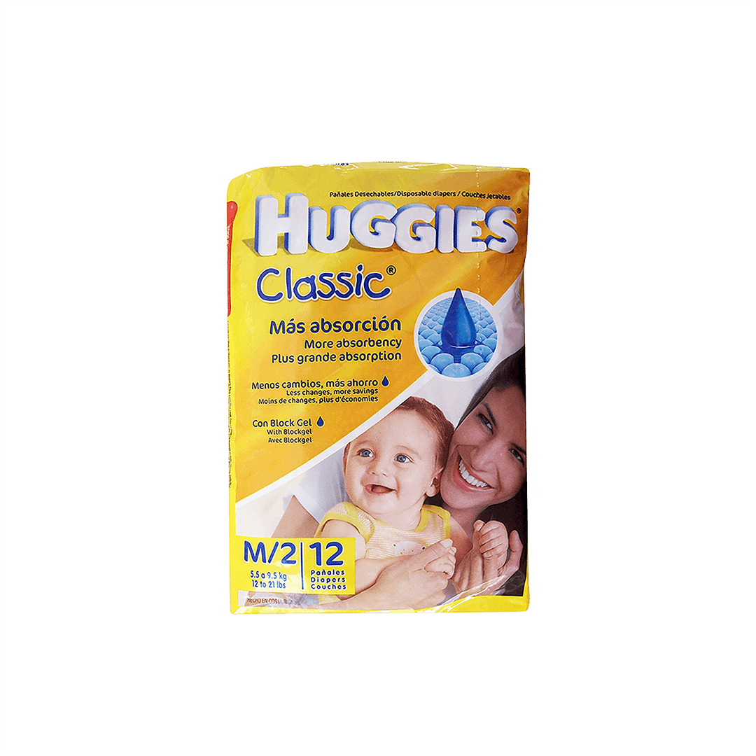 Panal Huggies Classic Mediano Paquete