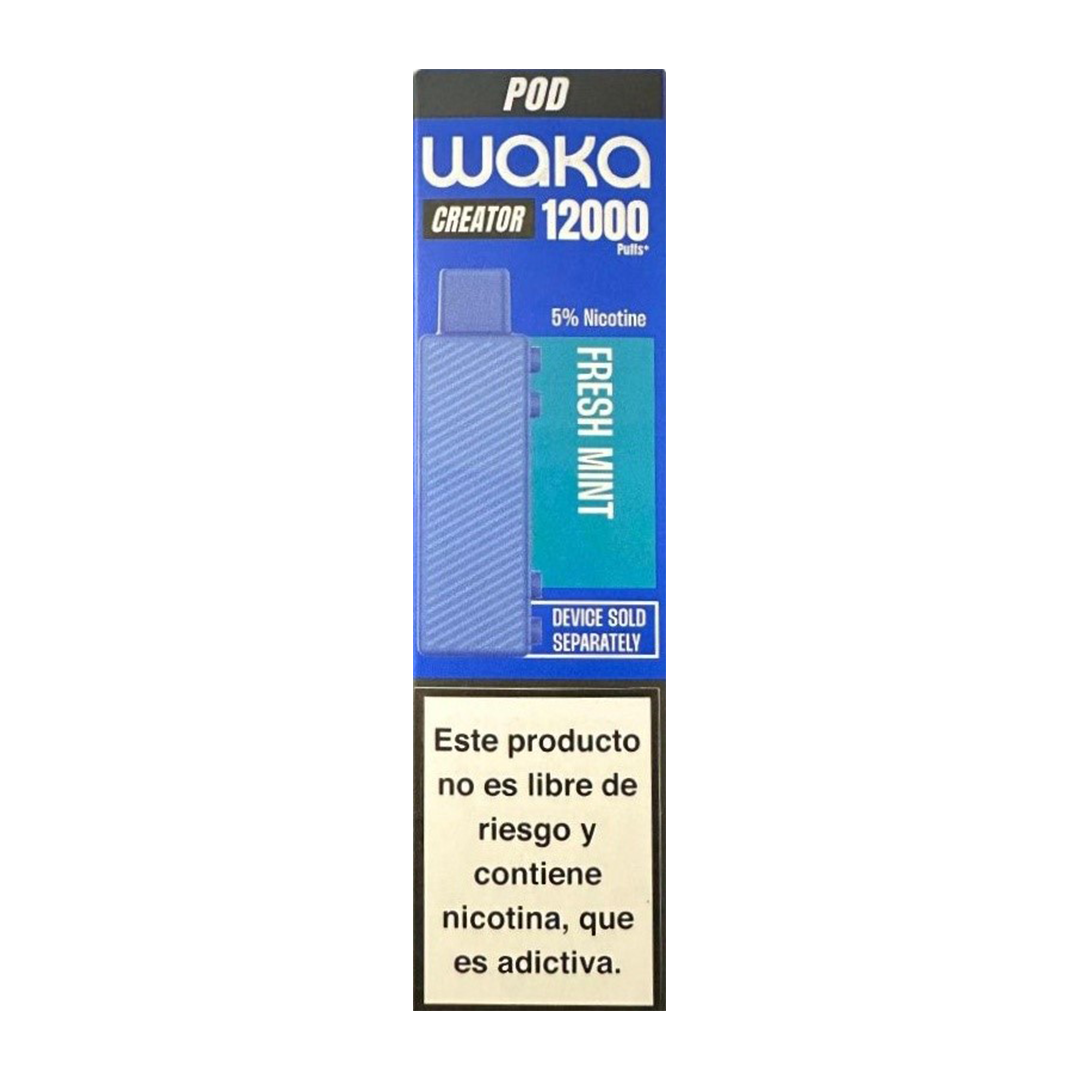 Waka Creator Pod 12000 P Fresh Mint 5 Nic.