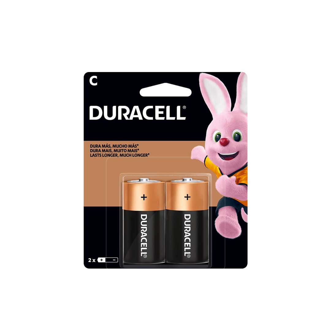 Baterías Alcalinas Duracell Mediana Paquete