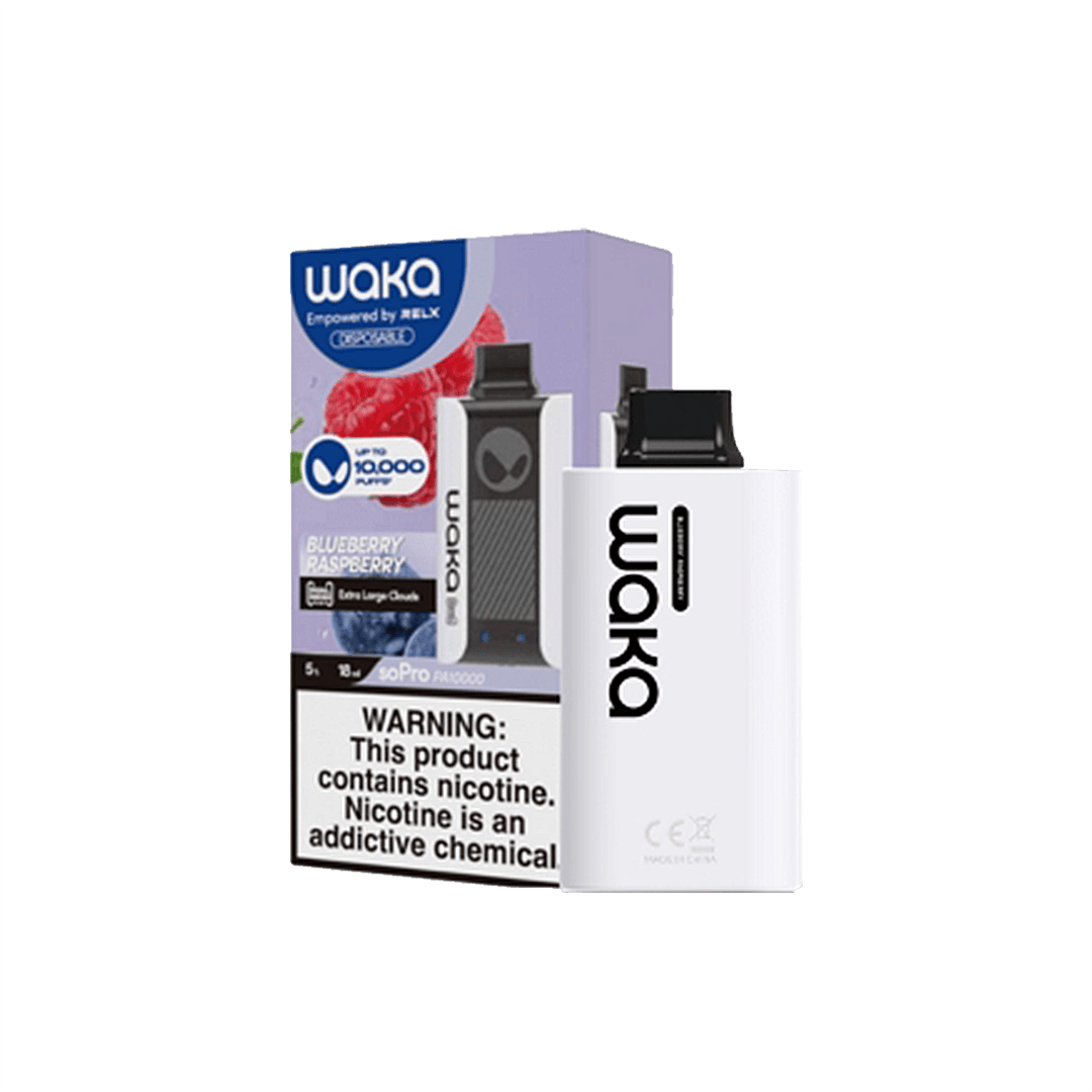 Vaporizador Waka Sopro 10000 Puffs Blueberry Rasp