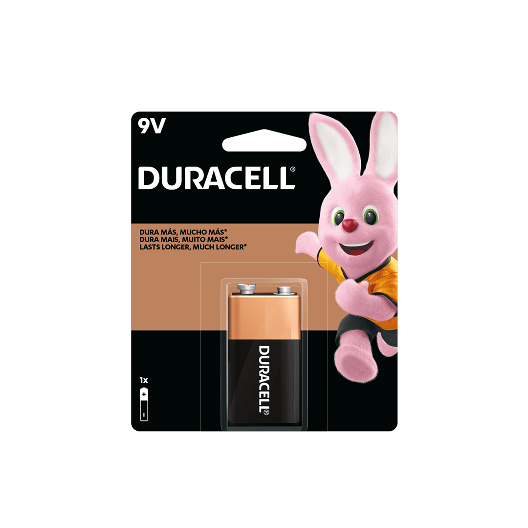 Baterías Alcalinas Duracell 9 Voltios Paquete