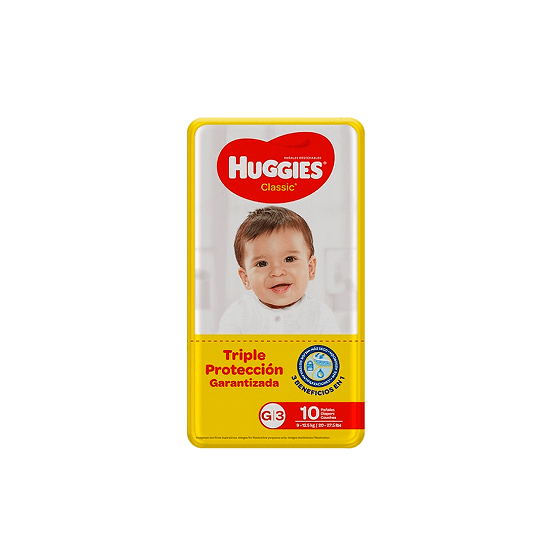 Panal Huggies Classic Grande Paquete