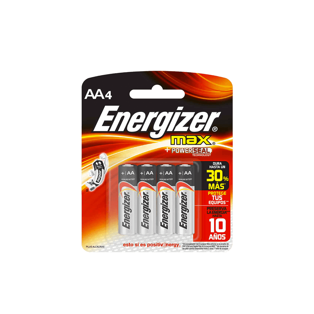 Batería Alcalina Energizer AA