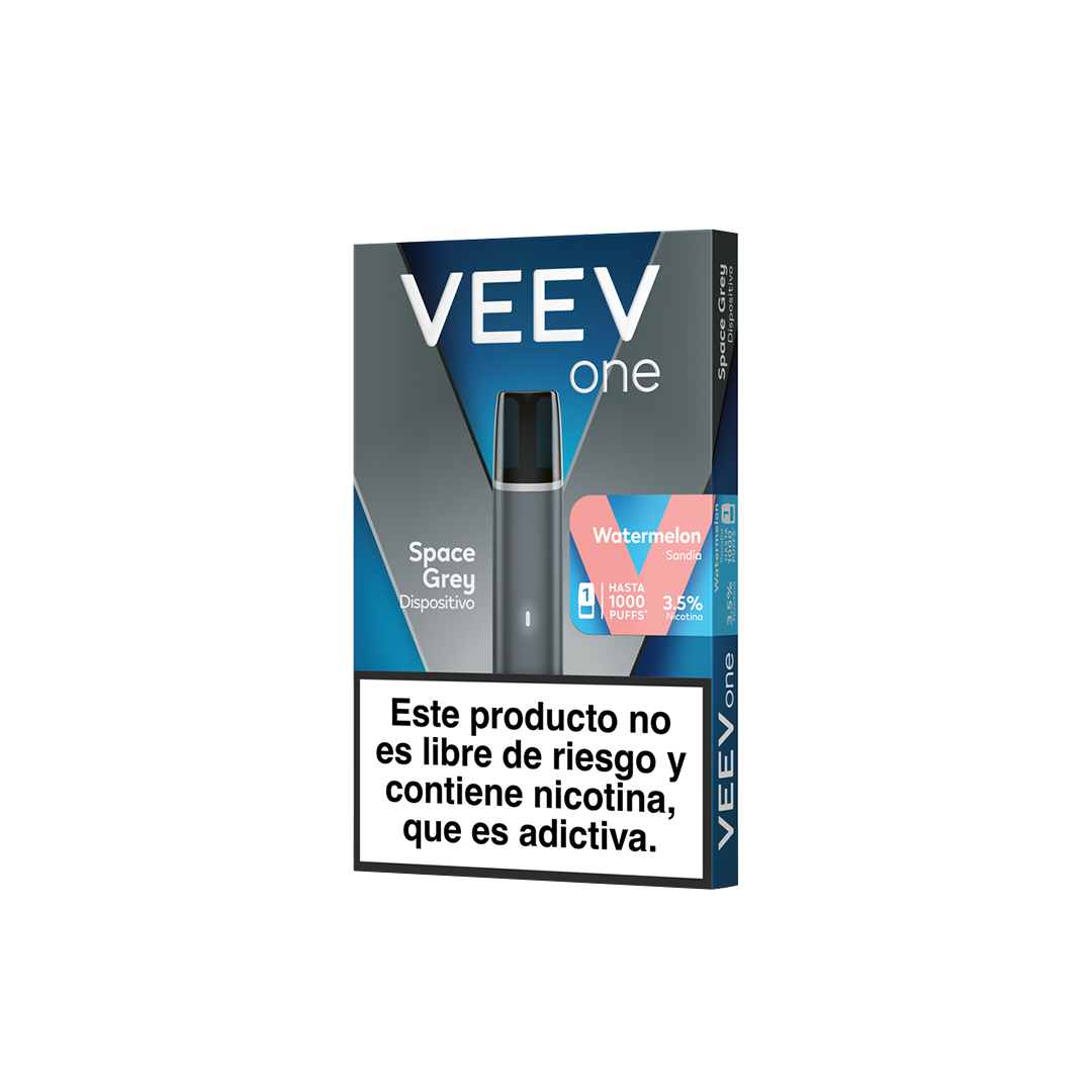 Vaporizador Veev One Space Grey + 1 Vp 1000 Puffs Watermelon