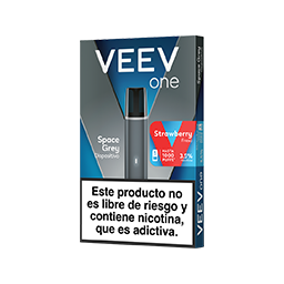 Vaporizador Veev One Space Grey + Vape 1000 Puffs Strawberry image number 0