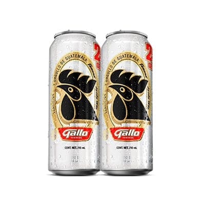 Pack Cerveza gallo 710 ml.